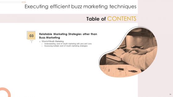 Executing Efficient Buzz Marketing Techniques Ppt PowerPoint Presentation Complete Deck With Slides