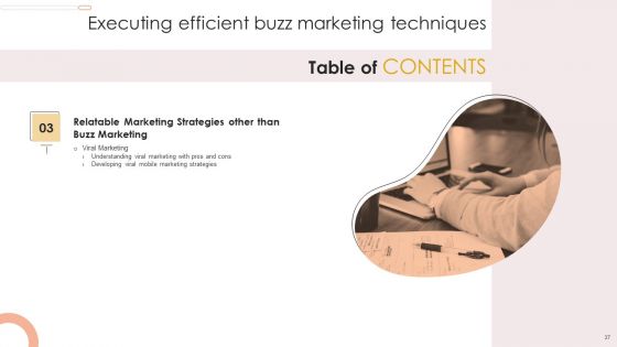 Executing Efficient Buzz Marketing Techniques Ppt PowerPoint Presentation Complete Deck With Slides