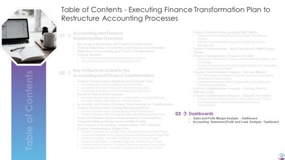 Executing Finance Transformation Plan To Restructure Accounting Processes Ppt PowerPoint Presentation Complete With Slides