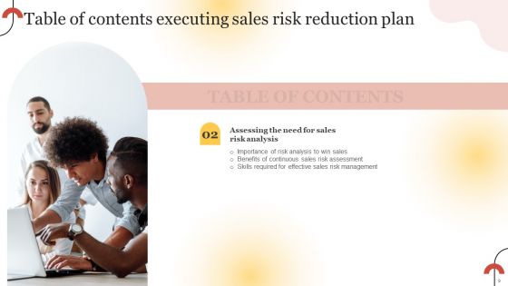Executing Sales Risk Reduction Plan Ppt PowerPoint Presentation Complete Deck With Slides