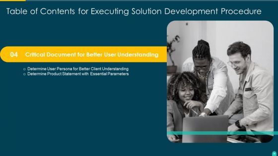 Executing Solution Development Procedure Ppt PowerPoint Presentation Complete Deck With Slides
