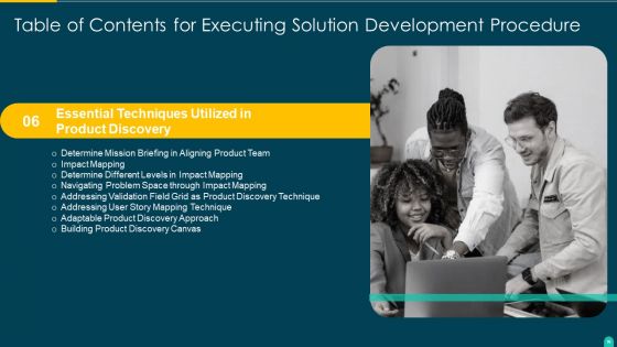 Executing Solution Development Procedure Ppt PowerPoint Presentation Complete Deck With Slides