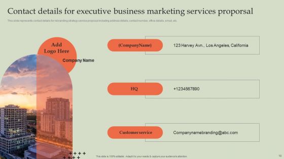 Executive Business Marketing Services Proporsal Ppt PowerPoint Presentation Complete Deck With Slides