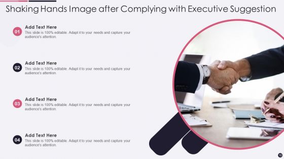 Executive Suggestion Ppt PowerPoint Presentation Complete Deck With Slides
