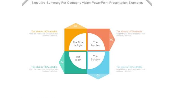 Executive Summary For Company Vision Powerpoint Presentation Examples Executive Summary For Company Vision Powerpoint Presentation Examples