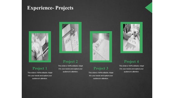 Experience Projects Ppt PowerPoint Presentation Slides Demonstration