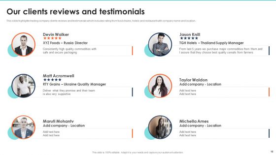 Export Management Company Profile Ppt PowerPoint Presentation Complete With Slides