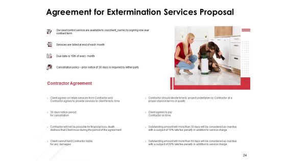 Extermination Services Proposal Ppt PowerPoint Presentation Complete Deck With Slides