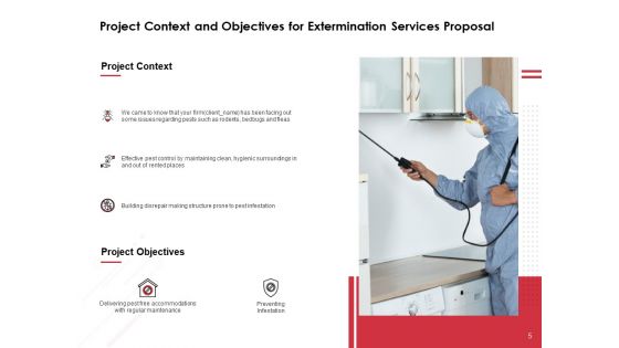 Extermination Services Proposal Ppt PowerPoint Presentation Complete Deck With Slides