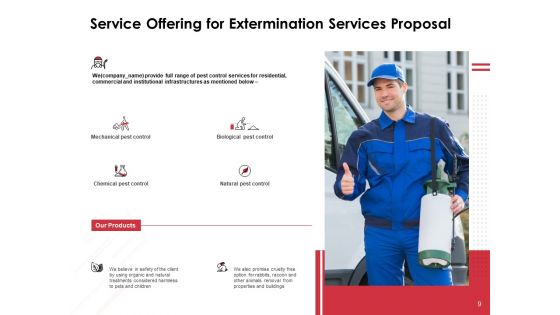 Extermination Services Proposal Ppt PowerPoint Presentation Complete Deck With Slides