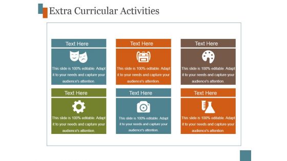 Extra Curricular Activities Template 6 Ppt PowerPoint Presentation Template