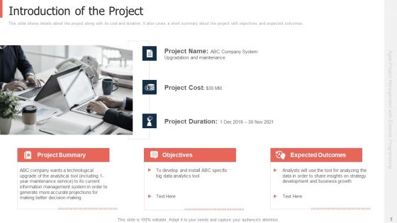 Extreme Programming Approach For Project Management With Agile Framework Ppt PowerPoint Presentation Complete Deck With Slides