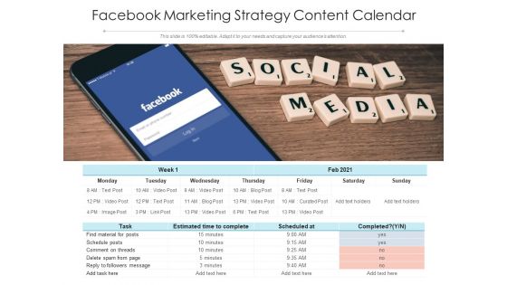 FB Marketing Customer Goals Ppt PowerPoint Presentation Complete Deck