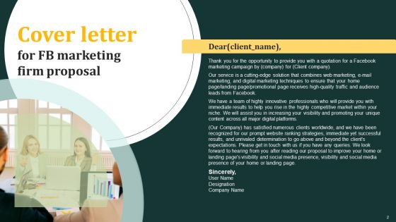 FB Marketing Firm Proposal Ppt PowerPoint Presentation Complete Deck With Slides