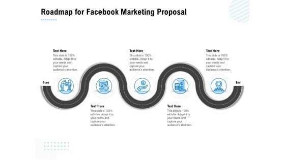 Facebook Ad Management Roadmap For Facebook Marketing Proposal Ppt Gallery Show PDF