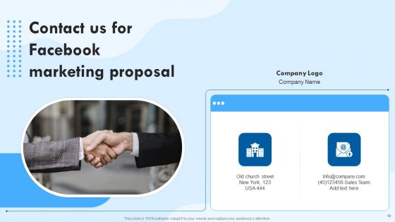 Facebook Marketing Proposal Ppt PowerPoint Presentation Complete Deck With Slides