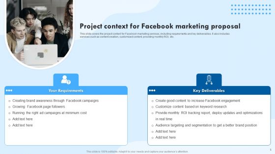 Facebook Marketing Proposal Ppt PowerPoint Presentation Complete Deck With Slides