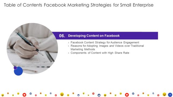 Facebook Marketing Strategies For Small Enterprise Ppt PowerPoint Presentation Complete Deck With Slides