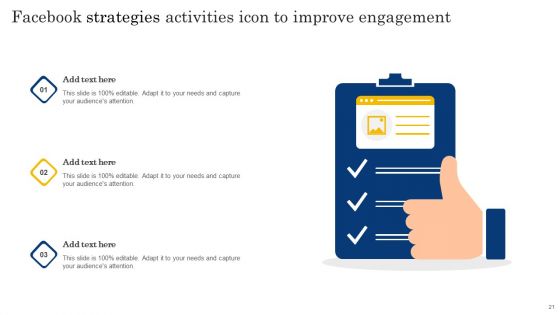 Facebook Strategies Ppt PowerPoint Presentation Complete Deck With Slides