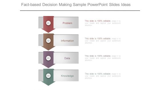Fact Based Decision Making Sample Powerpoint Slides Ideas