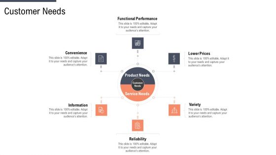 Factor Approaches For Potential Audience Targeting Customer Needs Template PDF