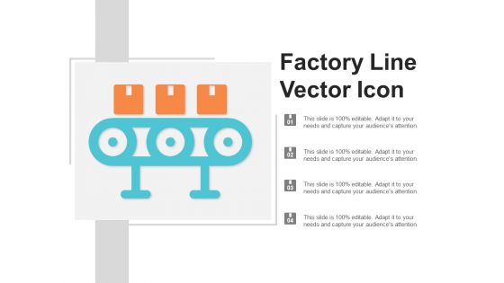 Factory Line Vector Icon Ppt PowerPoint Presentation Professional Icons