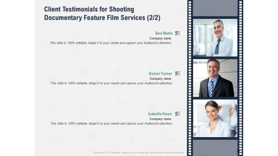 Factual Picture Filming Proposal Ppt PowerPoint Presentation Complete Deck With Slides
