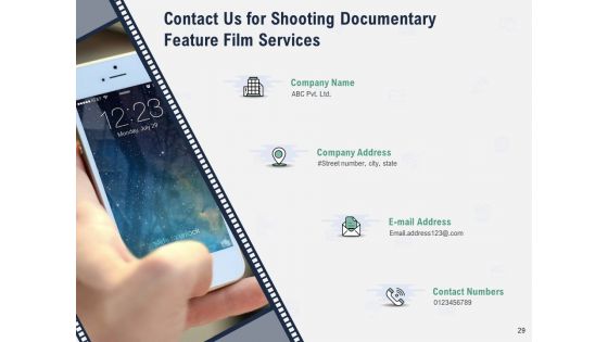 Factual Picture Filming Proposal Ppt PowerPoint Presentation Complete Deck With Slides