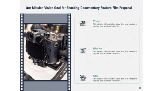 Factual Picture Filming Proposal Ppt PowerPoint Presentation Complete Deck With Slides
