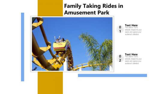 Family Taking Rides In Amusement Park Ppt PowerPoint Presentation File Objects PDF