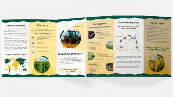 Farming Consultancy Business Brochure Trifold