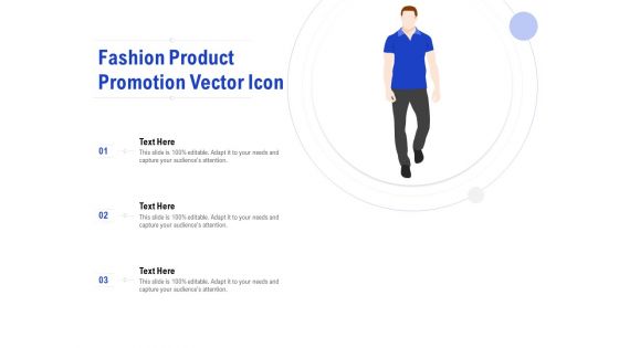 Fashion Product Promotion Vector Icon Ppt PowerPoint Presentation File Demonstration