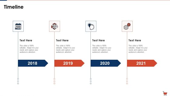 Fast Moving Consumption Goods Pitch Deck Successful Capital Raising Timeline Elements PDF