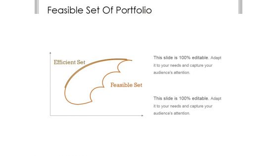 Feasible Set Of Portfolio Ppt PowerPoint Presentation Designs