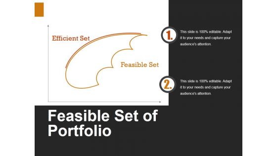 Feasible Set Of Portfolio Ppt PowerPoint Presentation Inspiration Format Ideas
