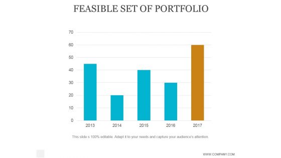 Feasible Set Of Portfolio Ppt PowerPoint Presentation Visuals