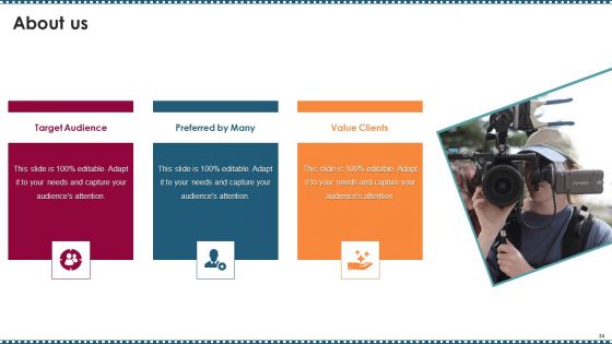 Feature Film Production Company Profile Ppt PowerPoint Presentation Complete Deck With Slides