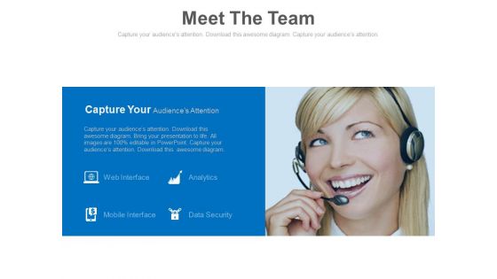 Female Customer Care Executive Powerpoint Slides Female Customer Care Executive Powerpoint Slides