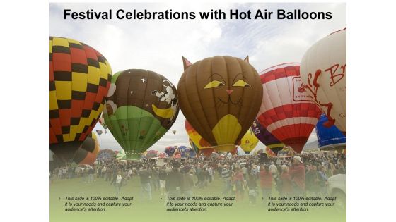 Festival Celebrations With Hot Air Balloons Ppt Powerpoint Presentation Professional Inspiration