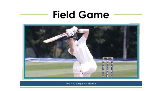 Field Game Cricket Sport Wicket Keeper Ppt PowerPoint Presentation Complete Deck