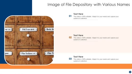 File Depository Ppt PowerPoint Presentation Complete Deck With Slides