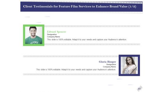 Film Branding Enrichment Proposal Ppt PowerPoint Presentation Complete Deck With Slides