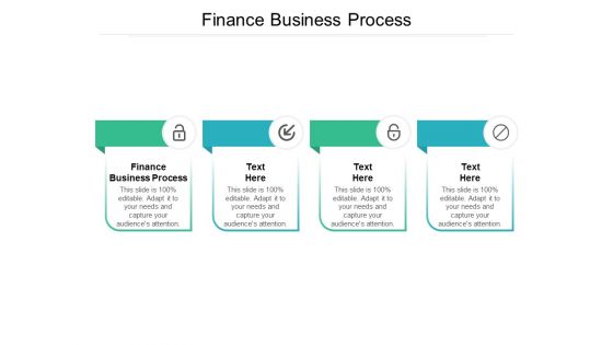 Finance Business Process Ppt PowerPoint Presentation Outline Rules Cpb