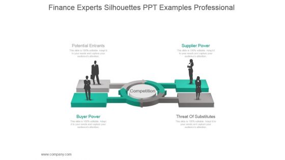 Finance Experts Silhouettes Ppt Examples Professional