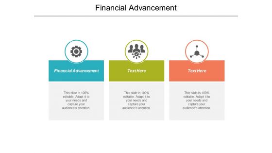 Financial Advancement Ppt PowerPoint Presentation File Outfit Cpb