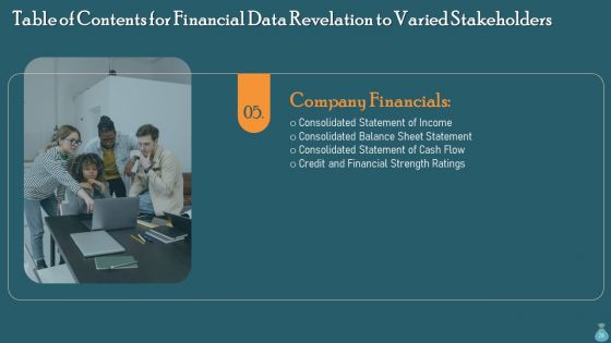 Financial Data Revelation To Varied Stakeholders Ppt PowerPoint Presentation Complete Deck With Slides