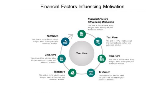 Financial Factors Influencing Motivation Ppt PowerPoint Presentation Layouts Example File Cpb