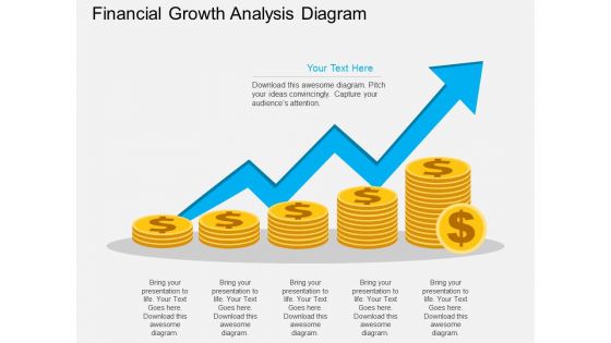 Financial Growth Analysis Diagram Powerpoint Template Financial Growth Analysis Diagram Powerpoint Template
