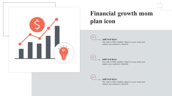 Financial Growth Mom Plan Icon Microsoft PDF Financial Growth Mom Plan Icon Microsoft PDF