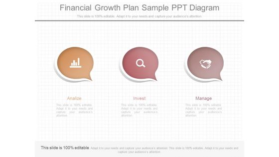 Financial Growth Plan Sample Ppt Diagram